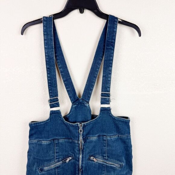 Anthropologie Pilcro Overalls Coveralls Flared Wide Leg 32 - Picture 3 of 10